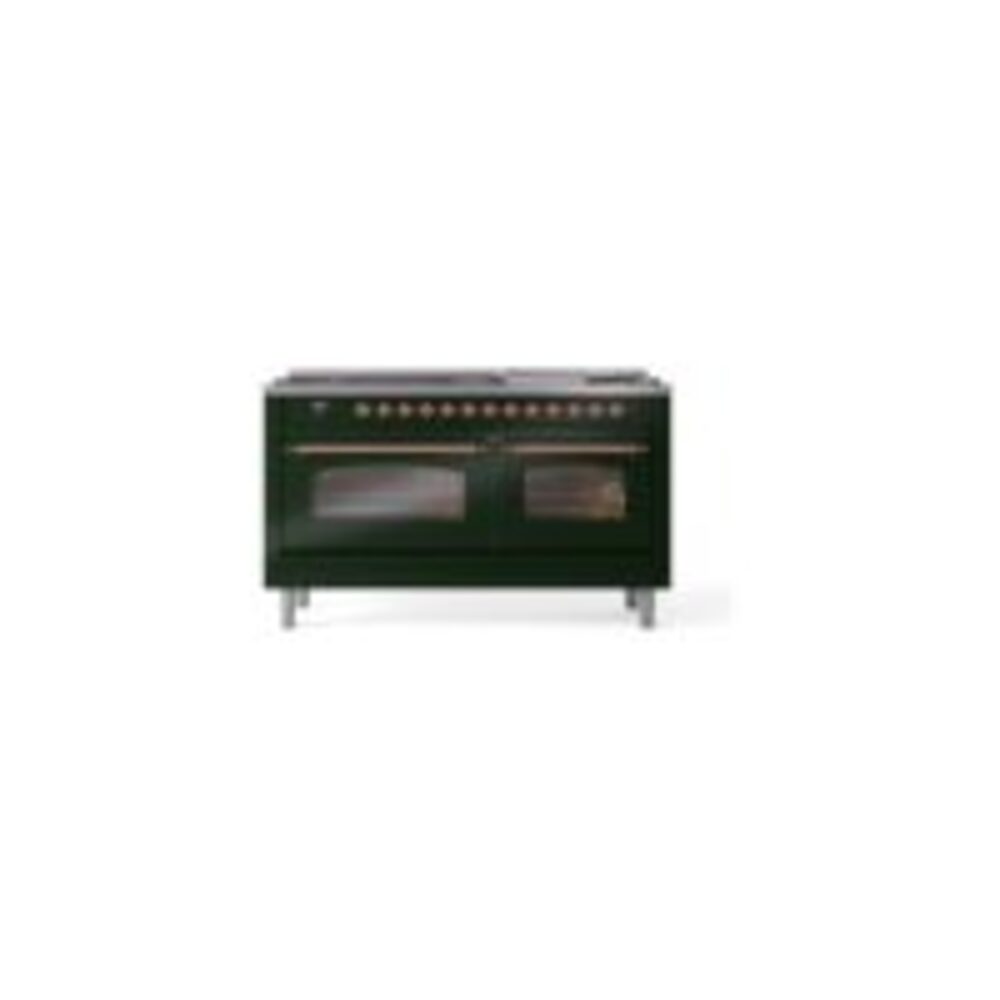 ILVE UP60FNMPEGPLP Nostalgie II 60" Dual Fuel Range, front view