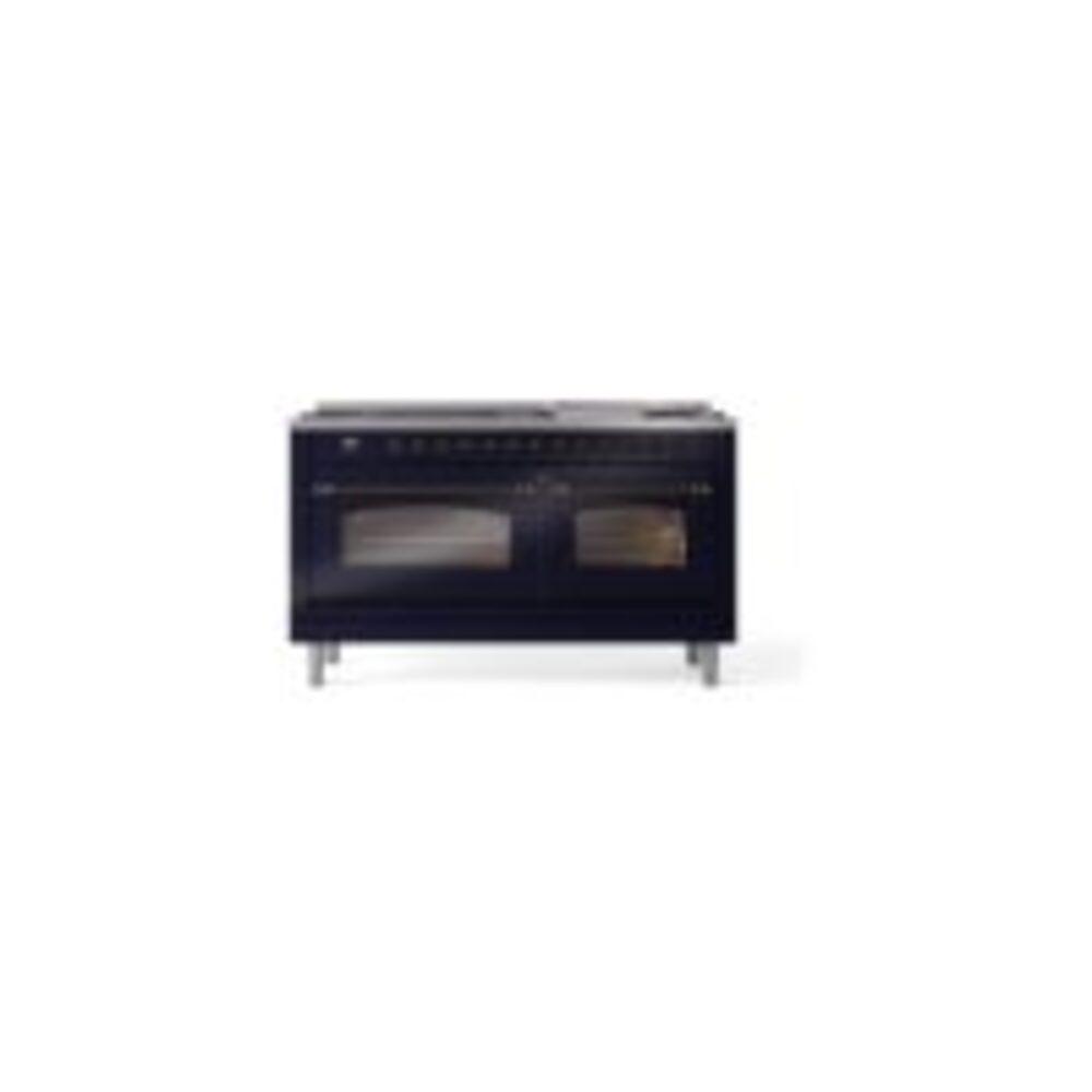 ILVE UP60FNMPMBBLP Nostalgie II 60" Dual Fuel Range, front view