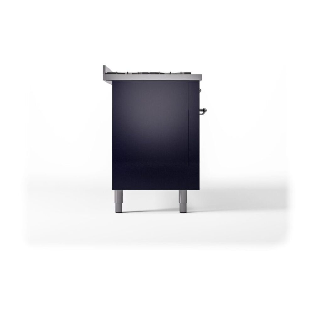 ILVE UP60FNMPMBCLP Nostalgie II 60" Dual Fuel Range, left side view