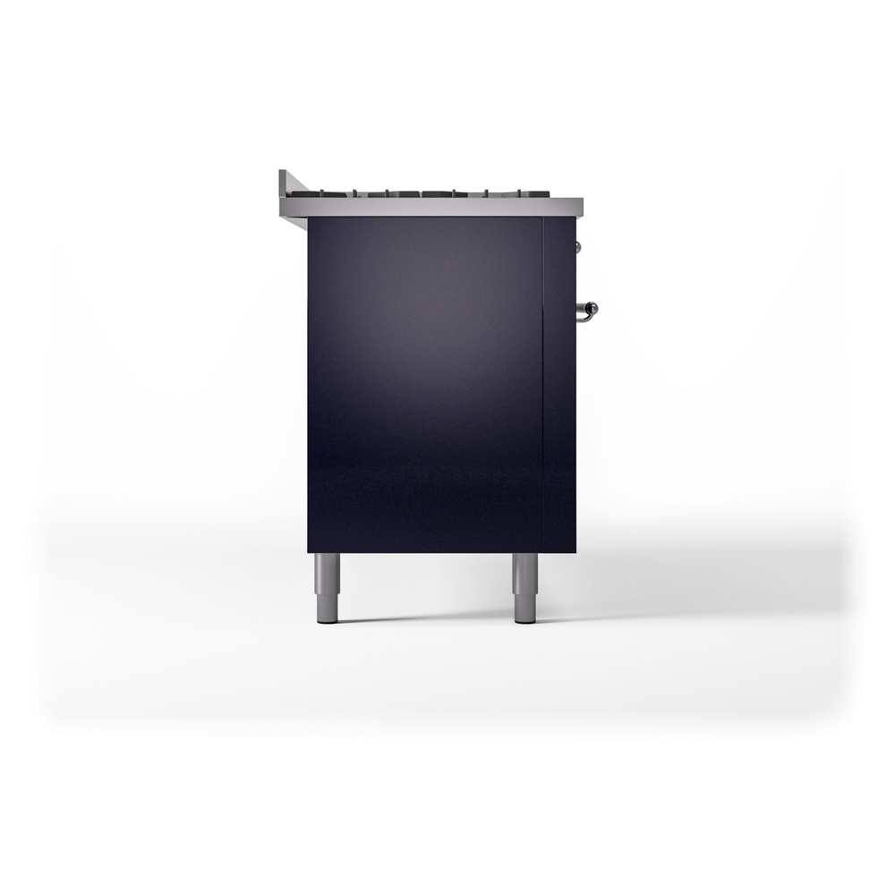 ILVE UP60FNMPMBC Nostalgie II 60" Dual Fuel Range, left side view