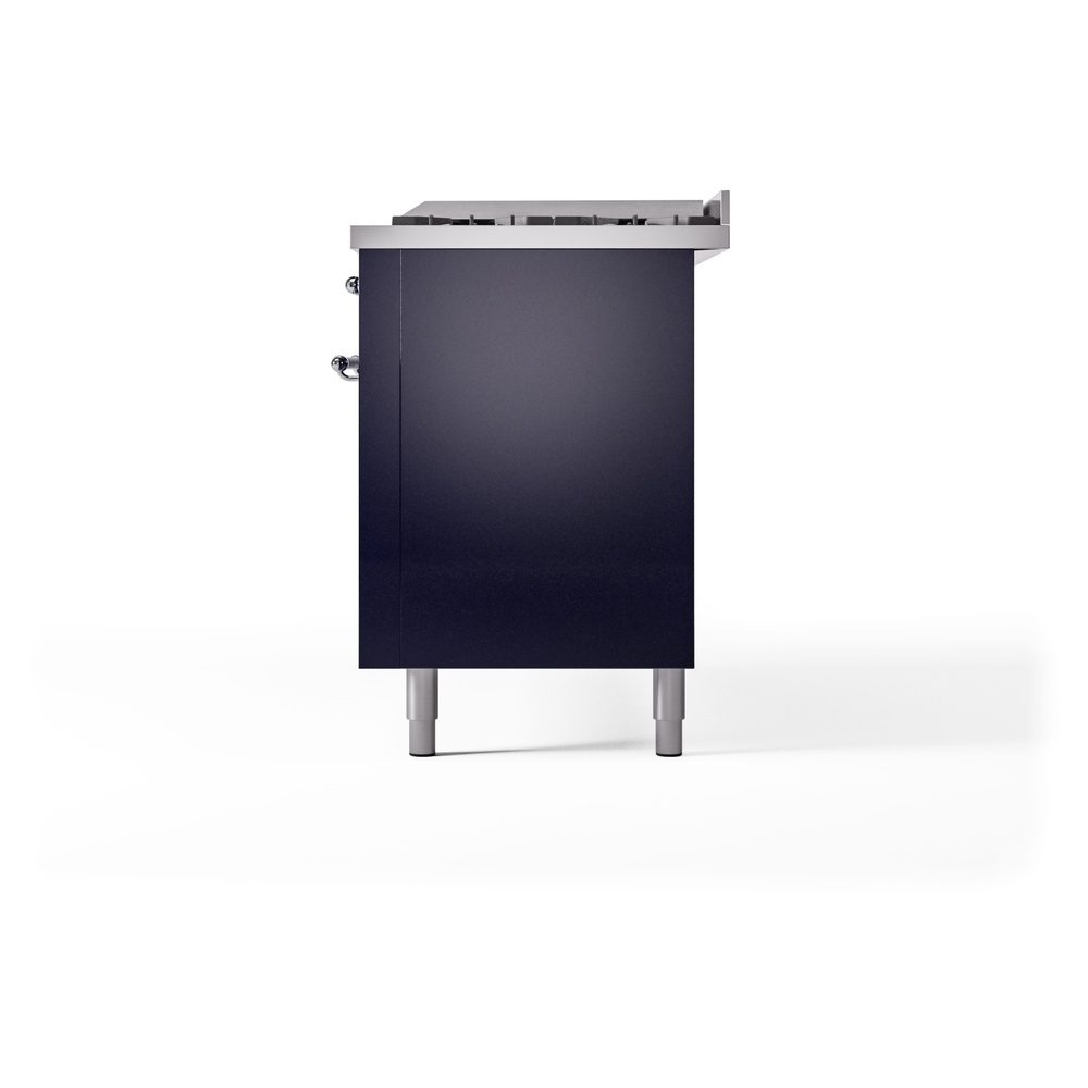 ILVE UP60FNMPMBC Nostalgie II 60" Dual Fuel Range, right side view