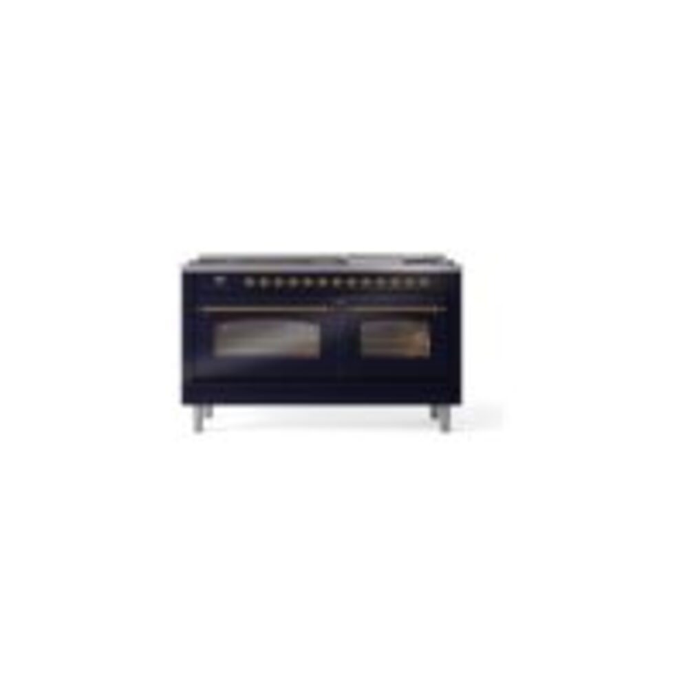 ILVE UP60FNMPMBGLP Nostalgie II 60" Dual Fuel Range, front view