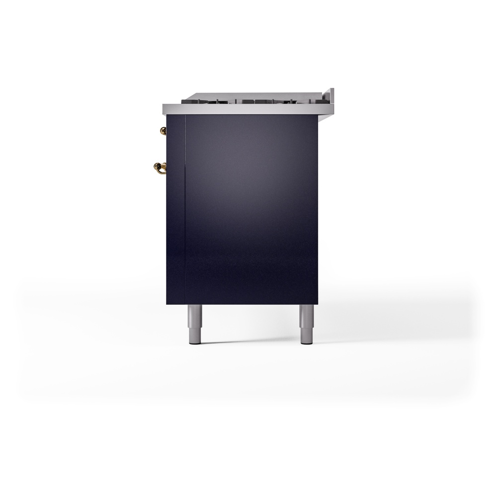 ILVE UP60FNMPMBGLP Nostalgie II 60" Dual Fuel Range, right side view