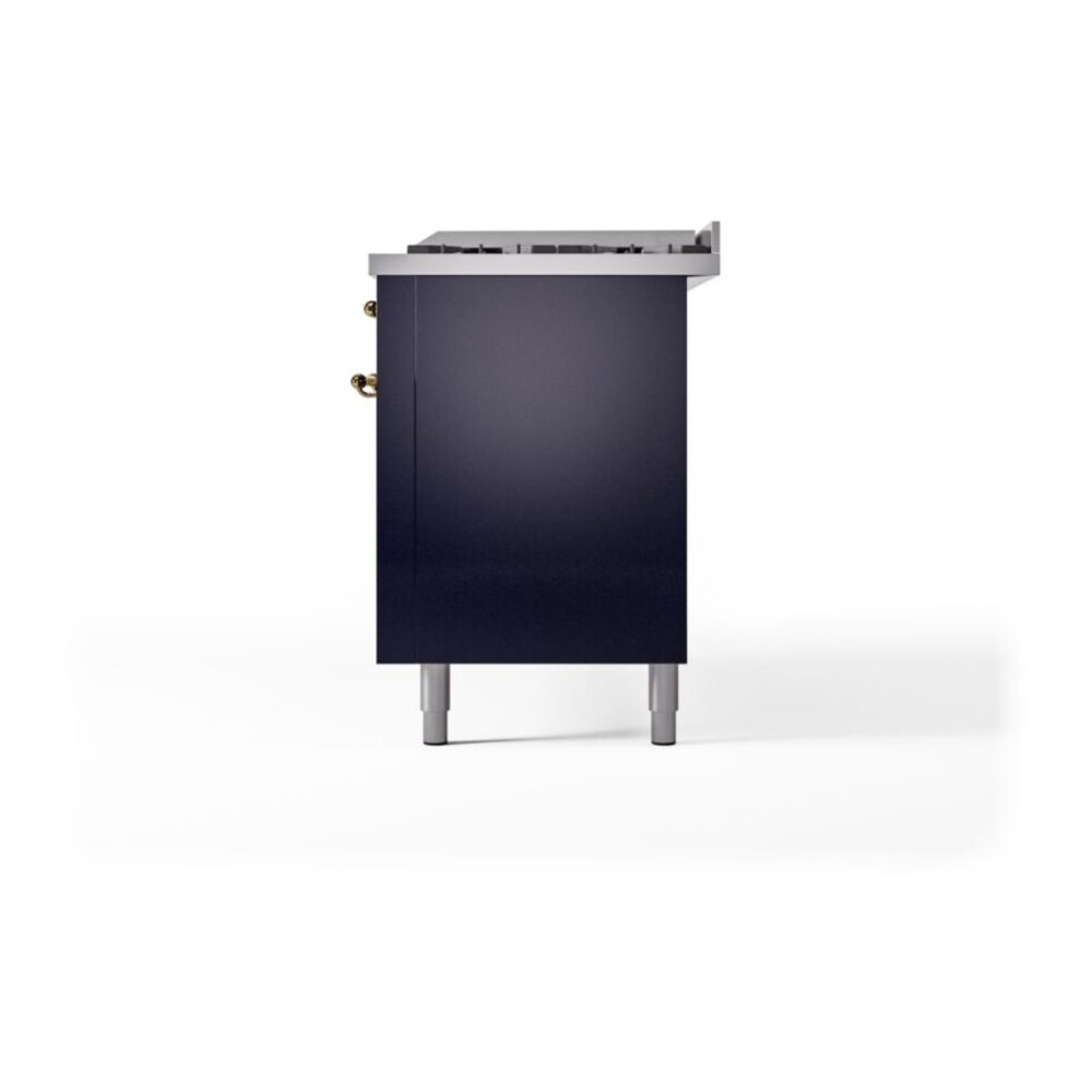 ILVE UP60FNMPMBGLP Nostalgie II 60" Dual Fuel Range, right side view