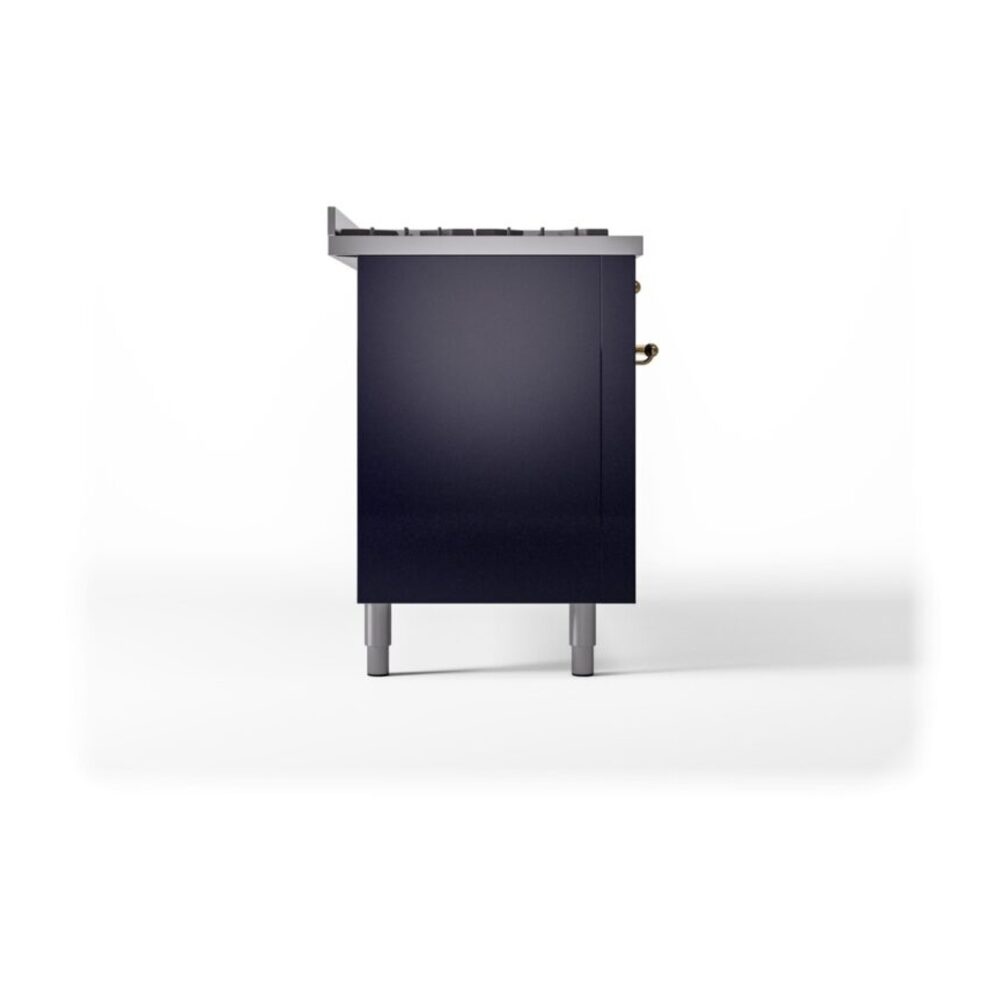 ILVE UP60FNMPMBG Nostalgie II 60" Dual Fuel Range, left side view