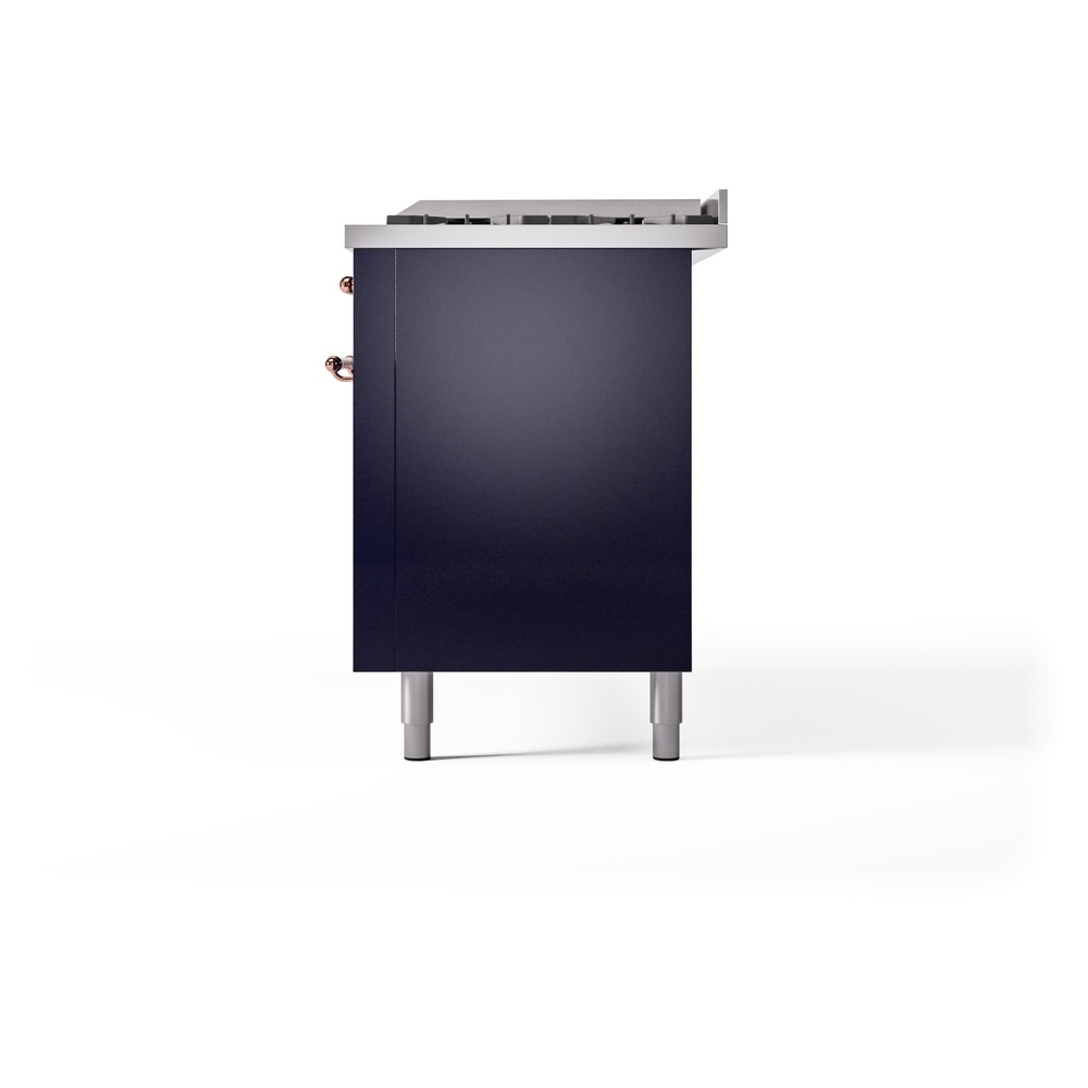 ILVE UP60FNMPMBPLP Nostalgie II 60" Dual Fuel Range, right side view