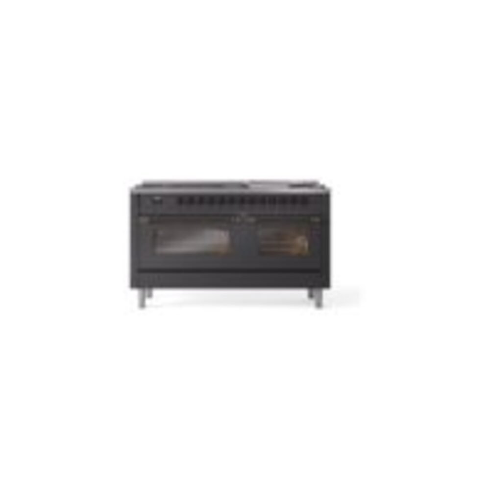 ILVE UP60FNMPMGBLP Nostalgie II 60" Dual Fuel Range, front view