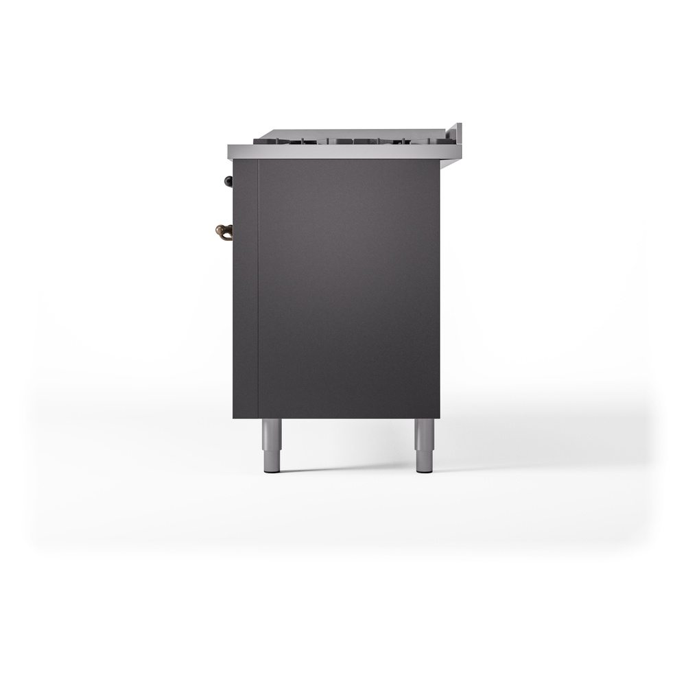 ILVE UP60FNMPMGB Nostalgie II 60" Dual Fuel Range, right side view