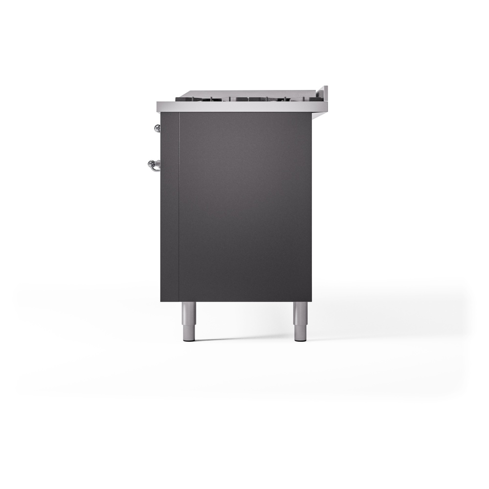 ILVE UP60FNMPMGCLP Nostalgie II 60" Dual Fuel Range, right side view