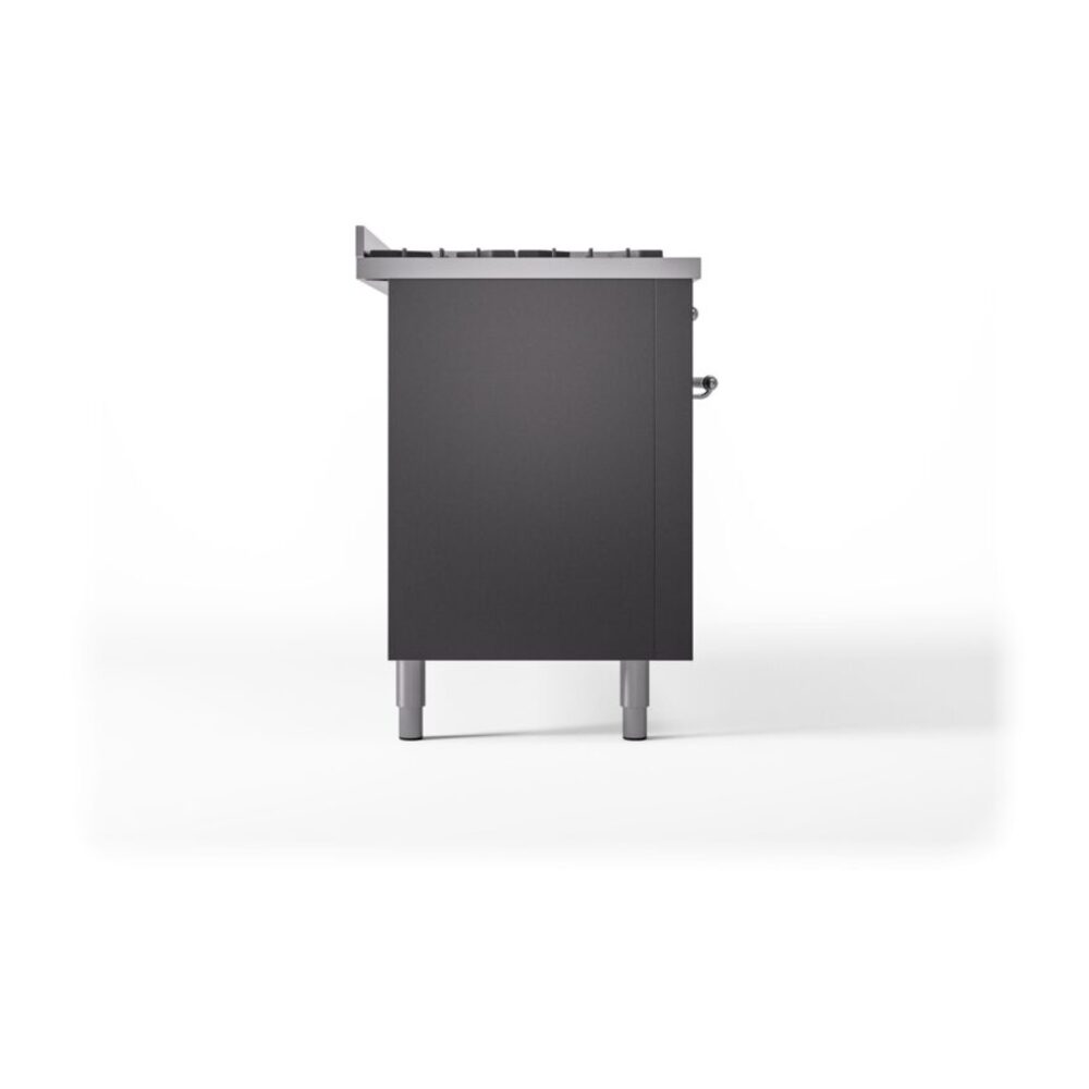ILVE UP60FNMPMGC Nostalgie II 60" Dual Fuel Range, left side view