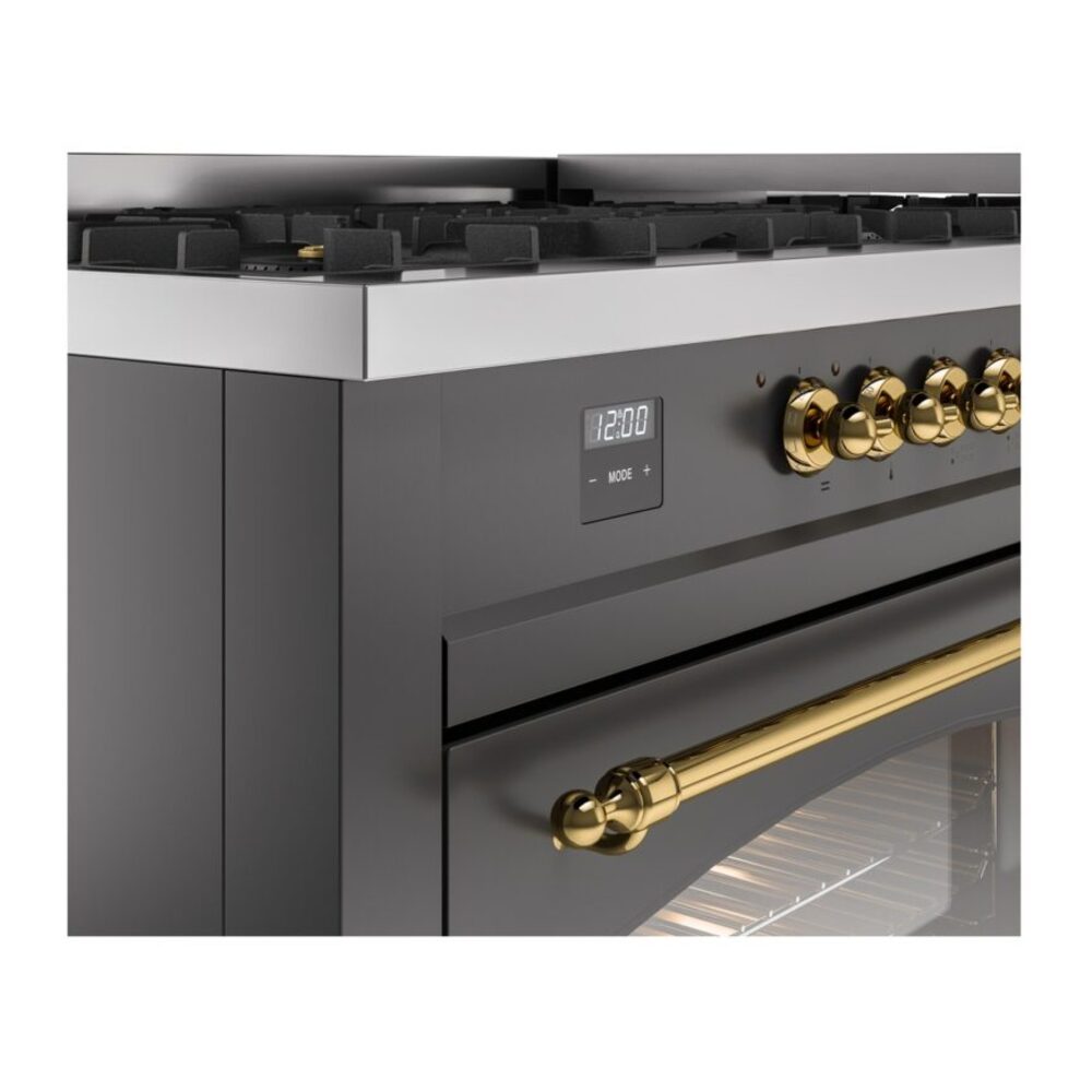 ILVE UP60FNMPMGGLP Nostalgie II 60" Dual Fuel Range, details