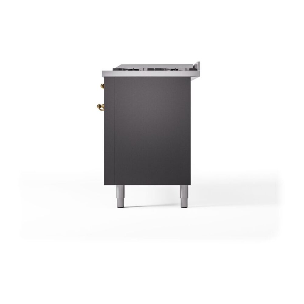ILVE UP60FNMPMGGLP Nostalgie II 60" Dual Fuel Range, right side view