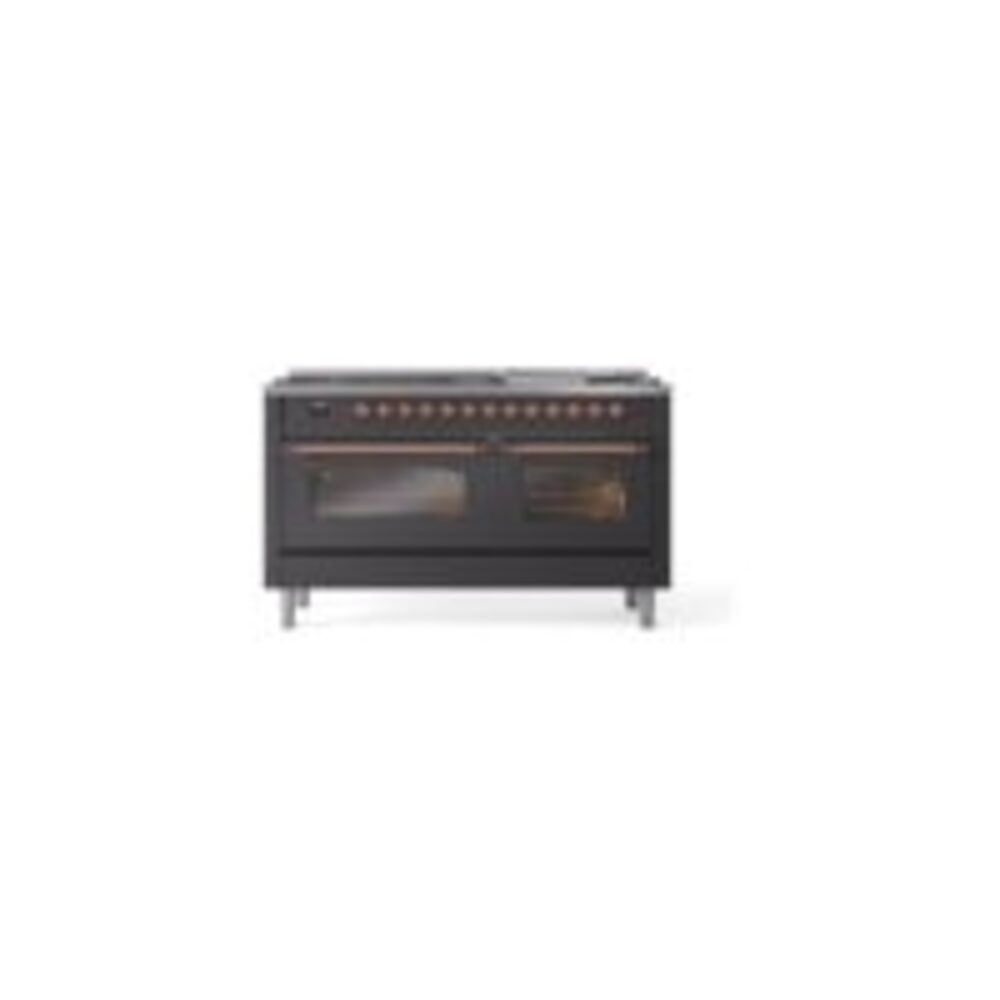 ILVE UP60FNMPMGPLP Nostalgie II 60" Dual Fuel Range, front view