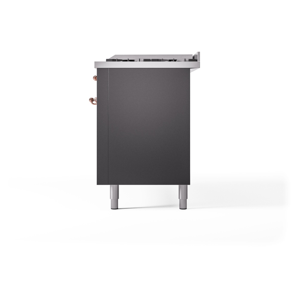 ILVE UP60FNMPMGP Nostalgie II 60" Dual Fuel Range, right side view