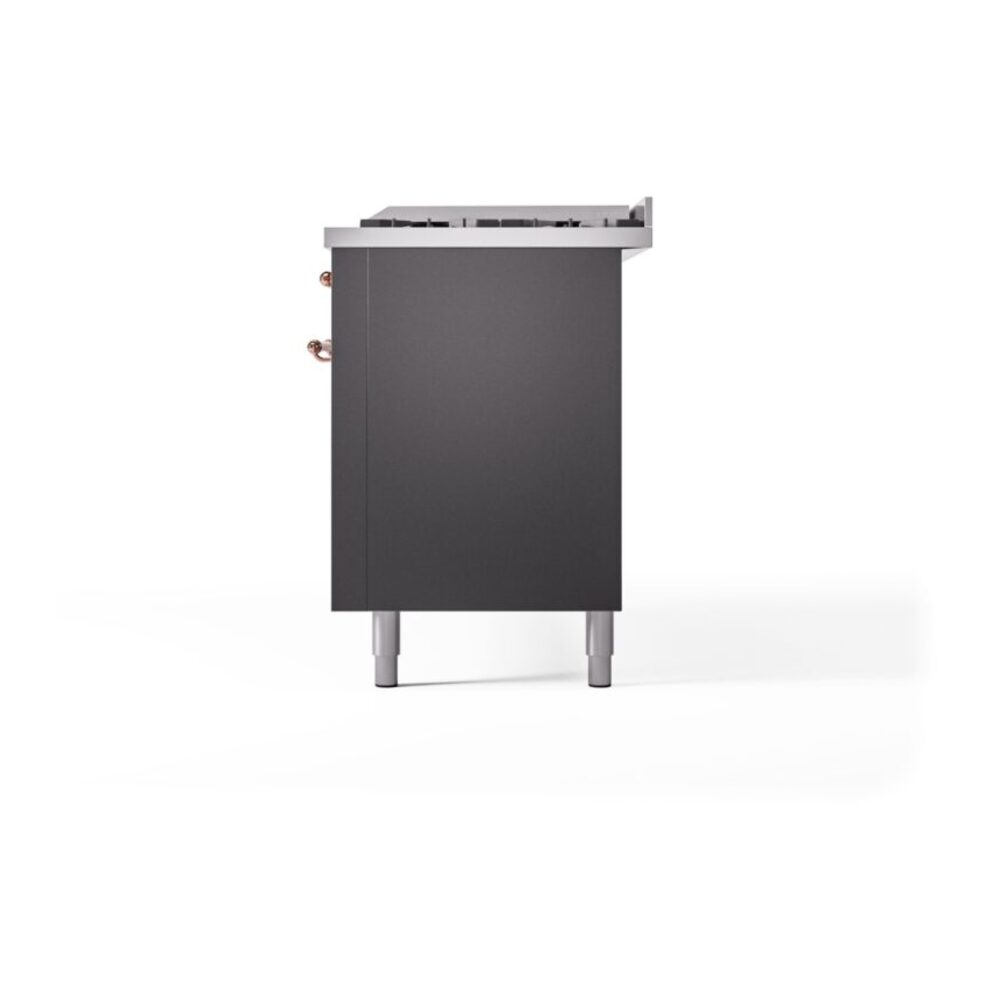 ILVE UP60FNMPMGP Nostalgie II 60" Dual Fuel Range, right side view