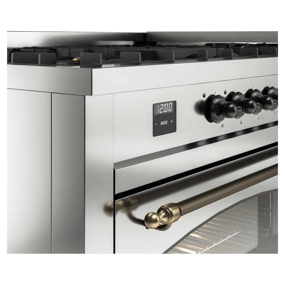 ILVE UP60FNMPSSBLP Nostalgie II 60" Dual Fuel Range, details