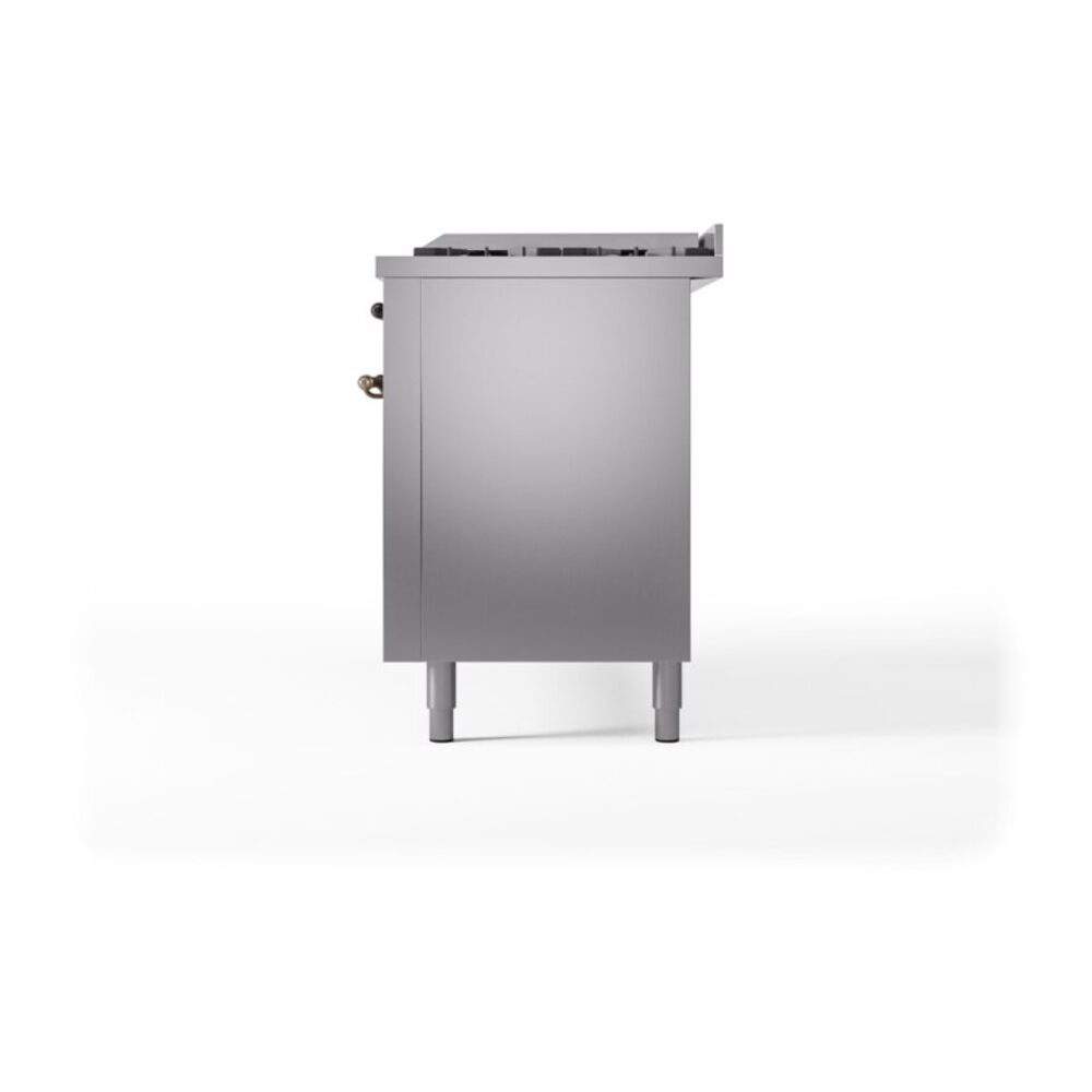 ILVE UP60FNMPSSB Nostalgie II 60" Dual Fuel Range, right side view