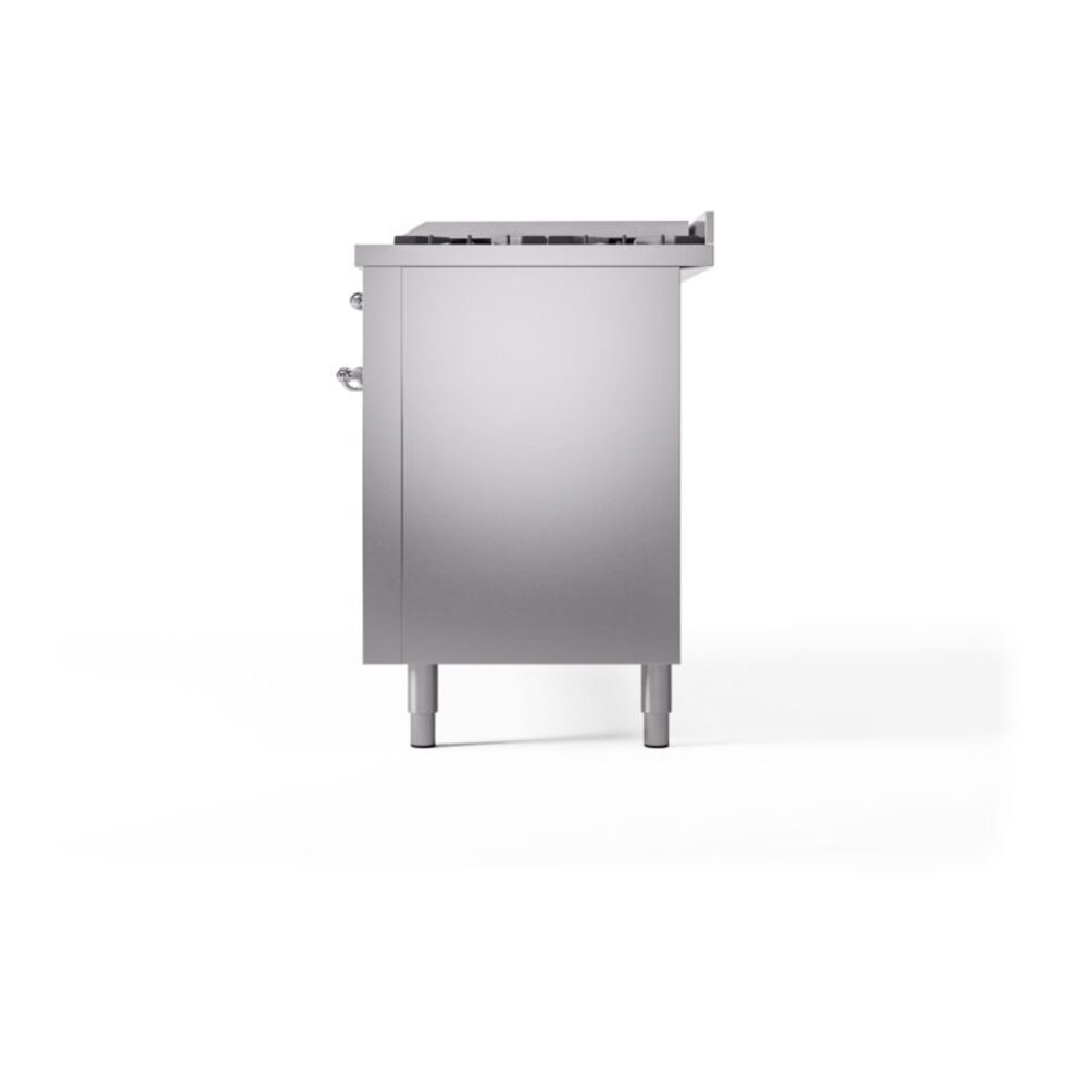 ILVE UP60FNMPSSCLP Nostalgie II 60" Dual Fuel Range, right side view