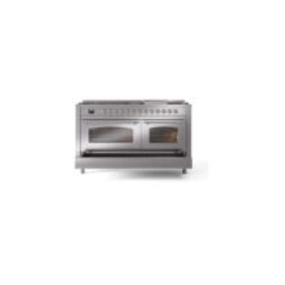 ILVE UP60FNMPSSC Nostalgie II 60" Dual Fuel Range, drawer opened
