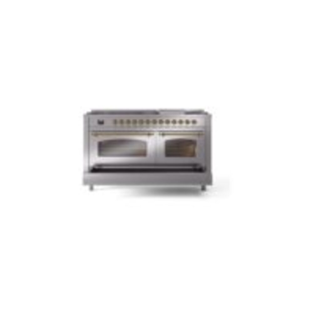 ILVE UP60FNMPSSGLP Nostalgie II 60" Dual Fuel Range, drawer opened
