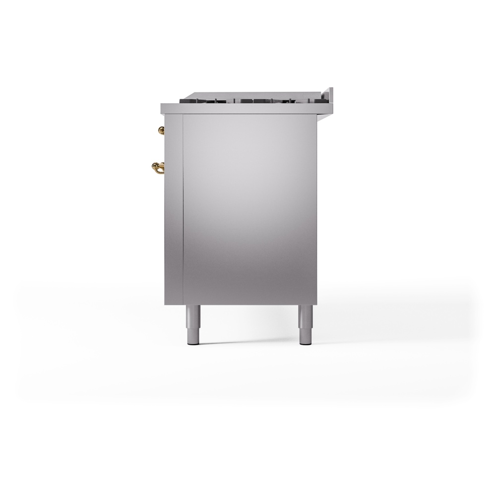 ILVE UP60FNMPSSGLP Nostalgie II 60" Dual Fuel Range, right side view