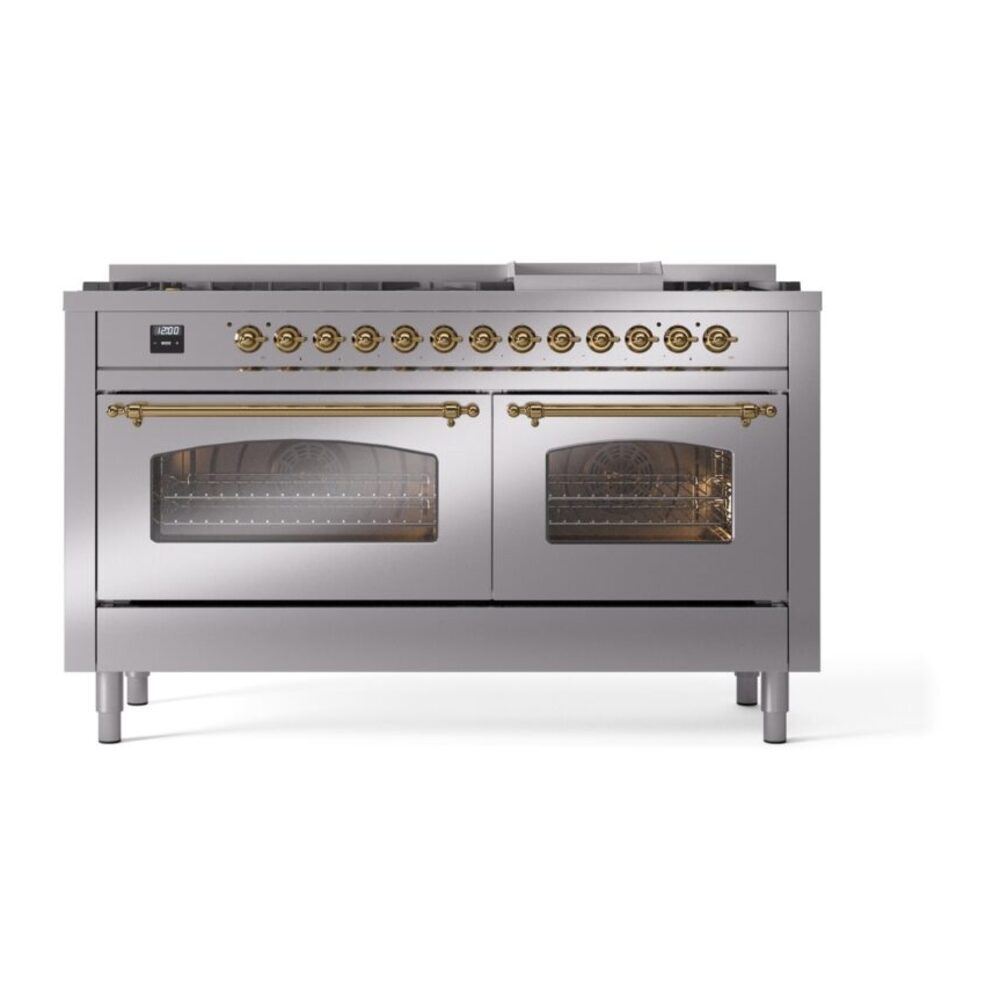 ILVE UP60FNMPSSG Nostalgie II 60" Dual Fuel Range, front view