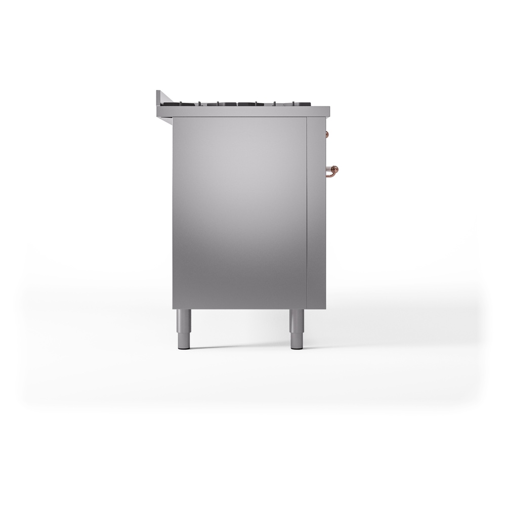 ILVE UP60FNMPSSP Nostalgie II 60" Dual Fuel Range, left side view