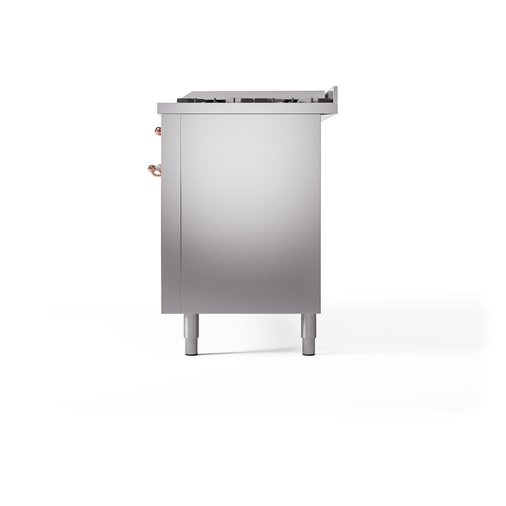 ILVE UP60FNMPSSP Nostalgie II 60" Dual Fuel Range, right side view