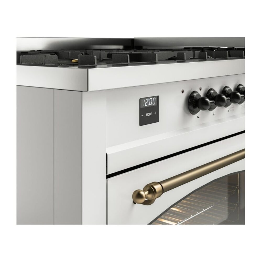 ILVE UP60FNMPWHBLP Nostalgie II 60" Dual Fuel Range, details