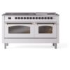 ILVE UP60FNMPWHB Nostalgie II 60" Dual Fuel Range, front view