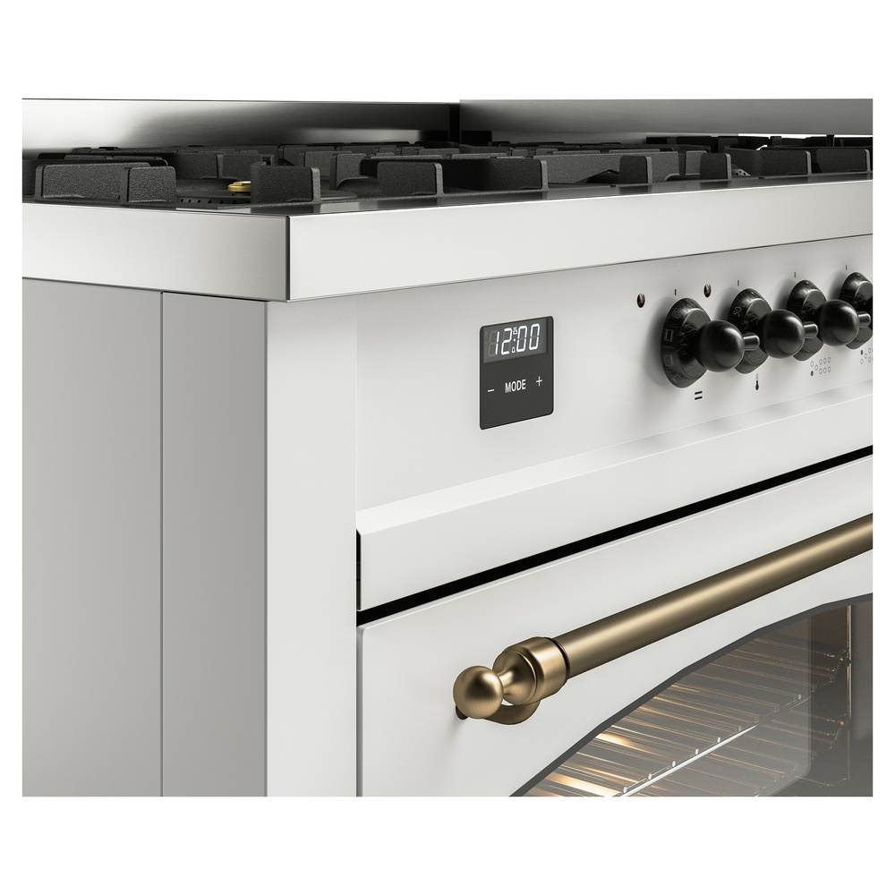 ILVE UP60FNMPWHB Nostalgie II 60" Dual Fuel Range, details