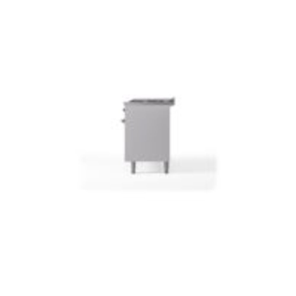 ILVE UP60FNMPWHB Nostalgie II 60" Dual Fuel Range, right side view