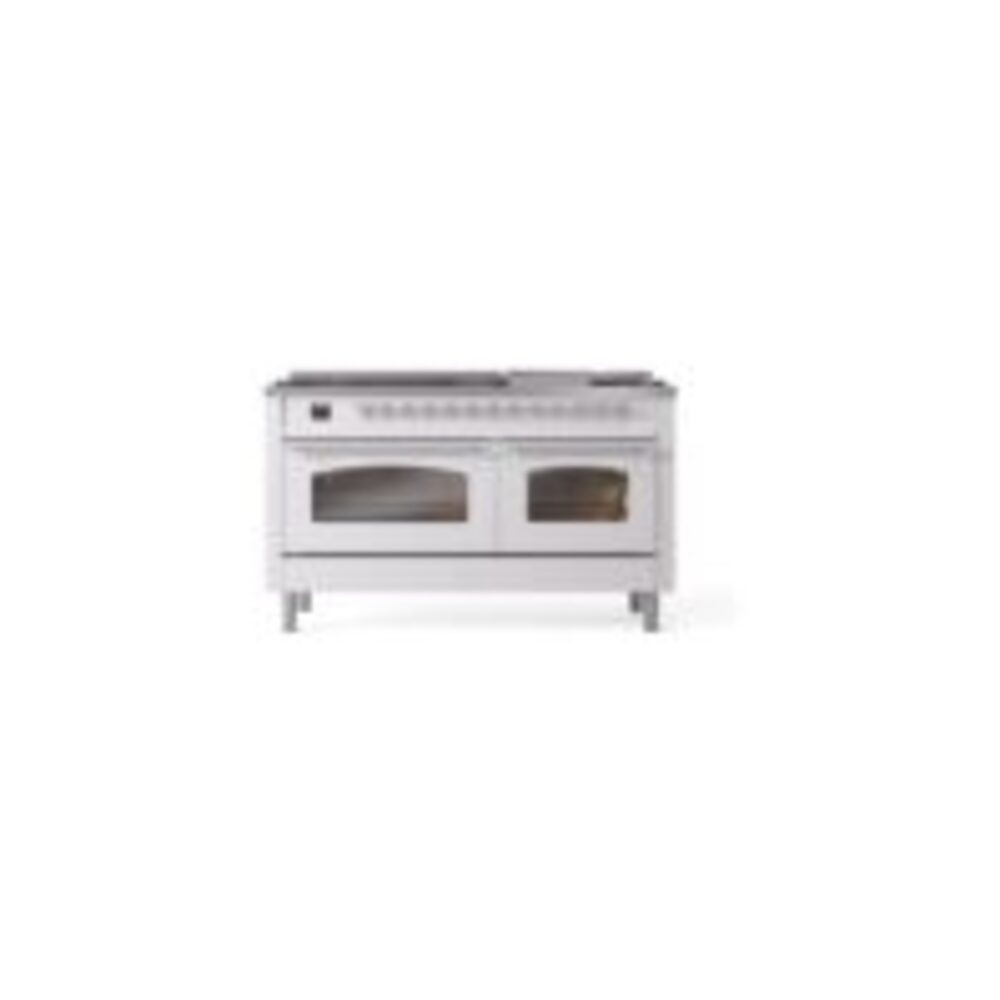 ILVE UP60FNMPWHCLP Nostalgie II 60" Dual Fuel Range, front view