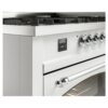 ILVE UP60FNMPWHCLP Nostalgie II 60" Dual Fuel Range, details