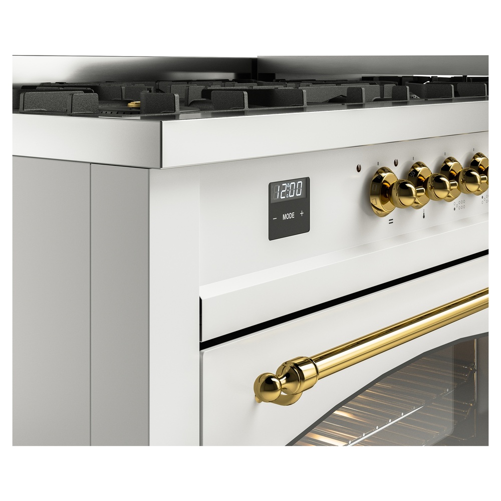 ILVE UP60FNMPWHG Nostalgie II 60" Dual Fuel Range, details