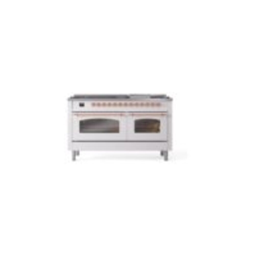 ILVE UP60FNMPWHPLP Nostalgie II 60" Dual Fuel Range, front view