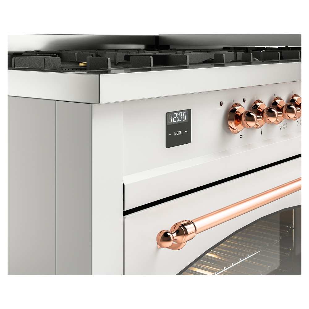 ILVE UP60FNMPWHP Nostalgie II 60" Dual Fuel Range, details