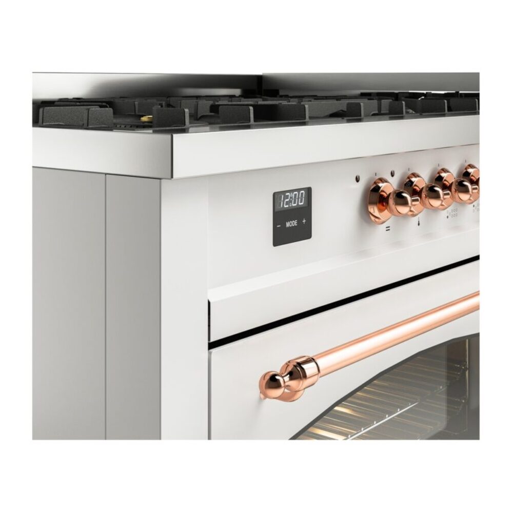 ILVE UP60FNMPWHP Nostalgie II 60" Dual Fuel Range, details