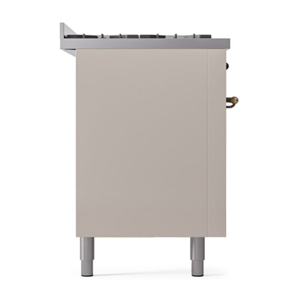 ILVE UP60F Nostalgie II 60" Dual Fuel RangeILVE_UP60FQNMPAWB_Nostalgie_II_Dual_Fuel_Range_Left_Angle