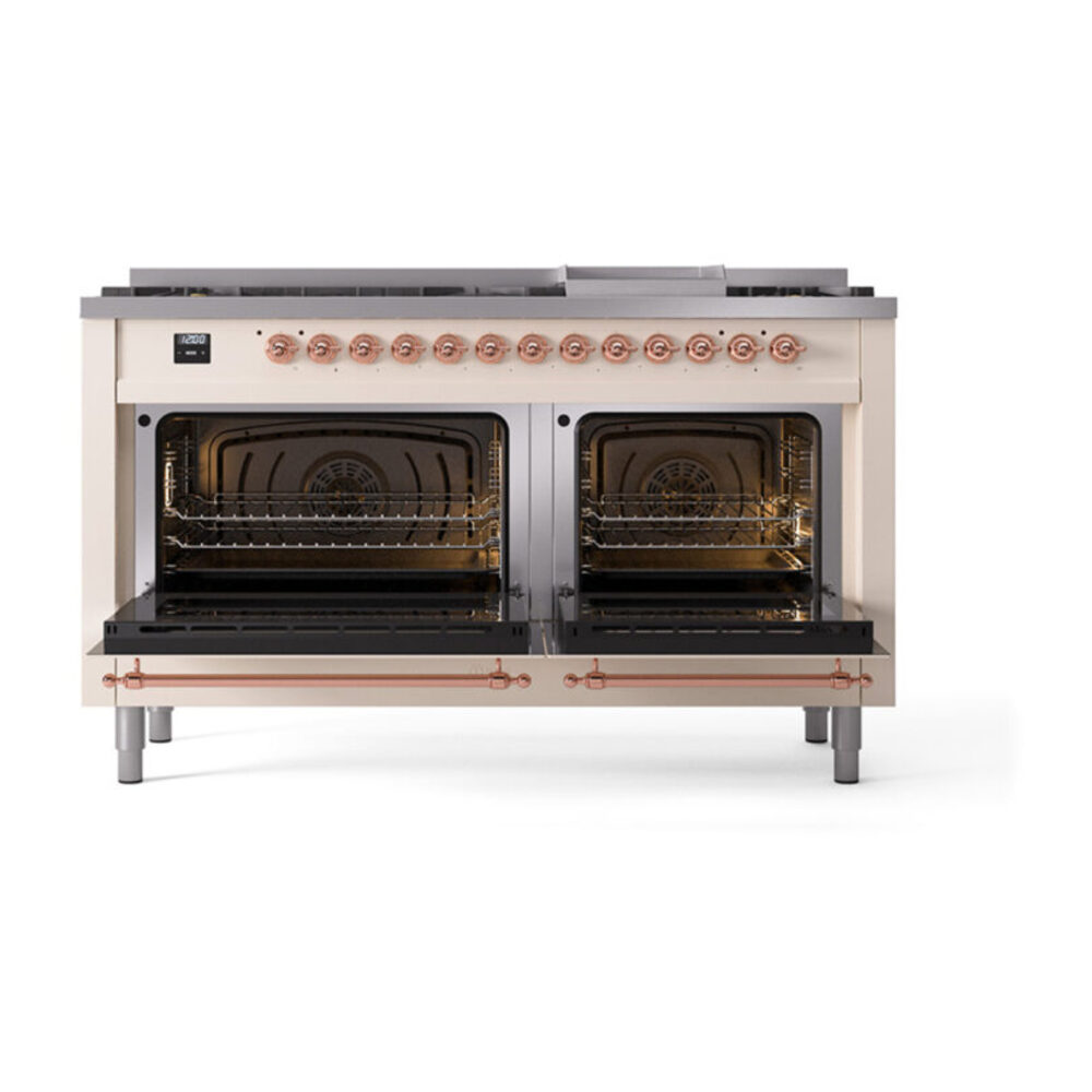 ILVE_UP60FQNMPAWP_Nostalgie_II_Dual_Fuel_Range_oven_door_opened