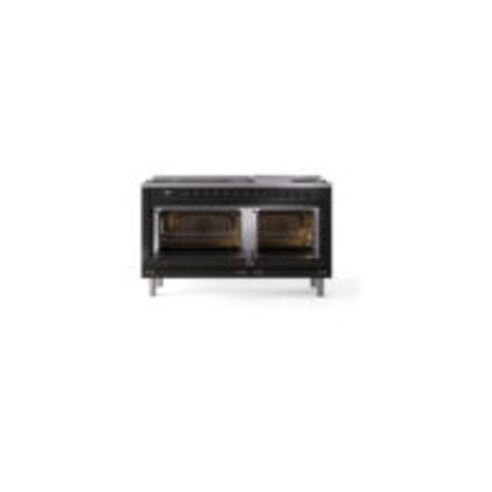 ILVE_UP60FQNMPBKBLP_Nostalgie_II_Dual_Fuel_Range_oven_door_opened