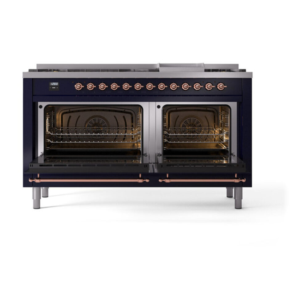 ILVE_UP60FQNMPMBP_Nostalgie_II_Dual_Fuel_Range_oven_door_opened