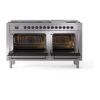 ILVE_UP60FQNMPSSB_Nostalgie_II_Dual_Fuel_Range_oven_door_opened