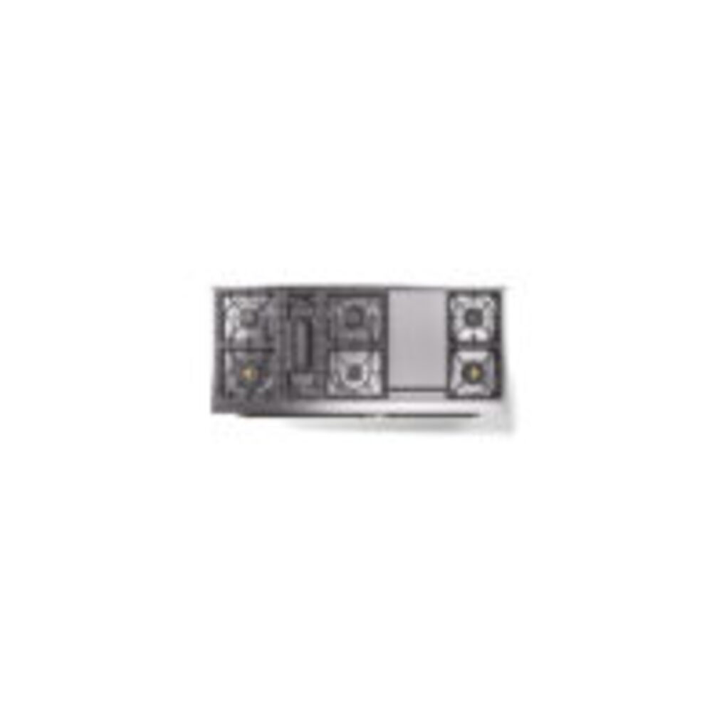 ILVE_UP60FQNMPWHB_Nostalgie_II_Dual_Fuel_Range_top_view
