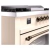 ILVE UP60FSNMPAWBLP Nostalgie II 60" Dual Fuel Range, details