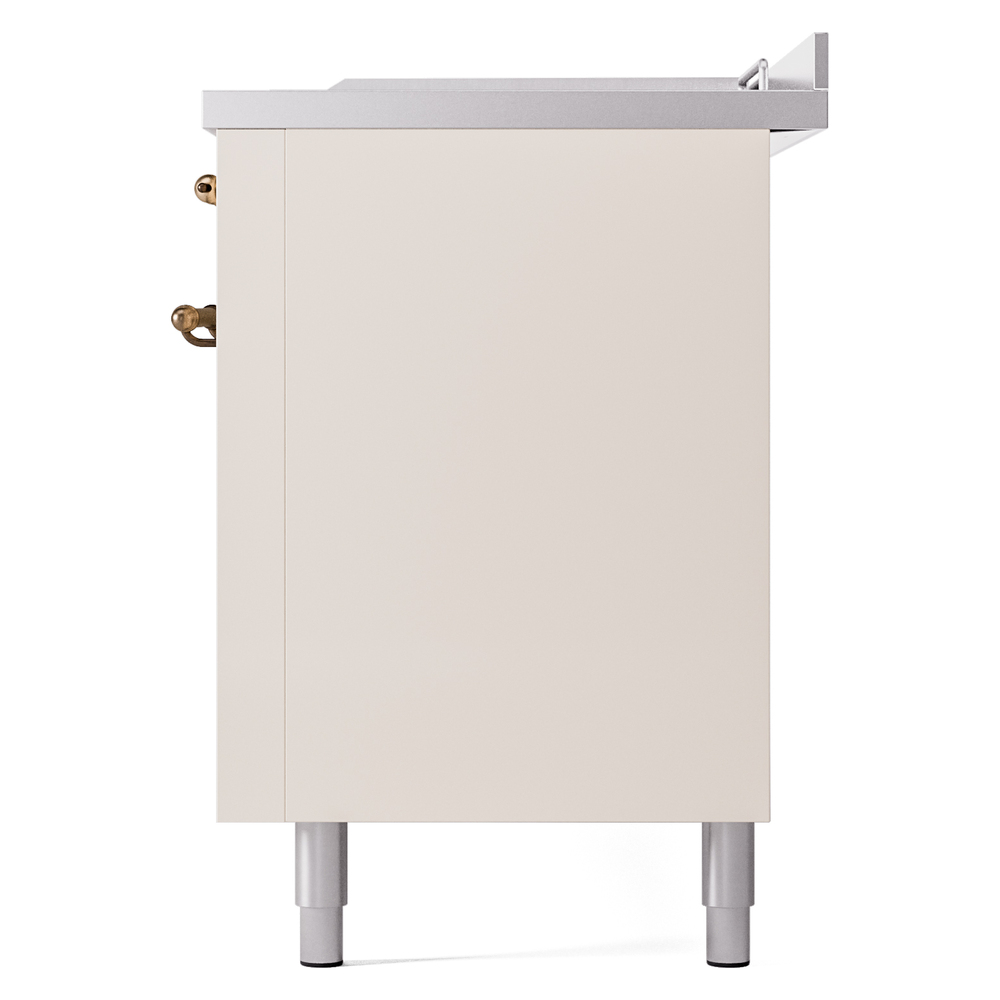ILVE UP60FSNMPAWBLP Nostalgie II 60" Dual Fuel Range, right side view