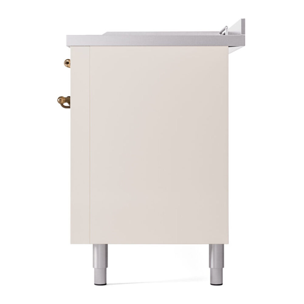 ILVE UP60FSNMPAWBLP Nostalgie II 60" Dual Fuel Range, right side view