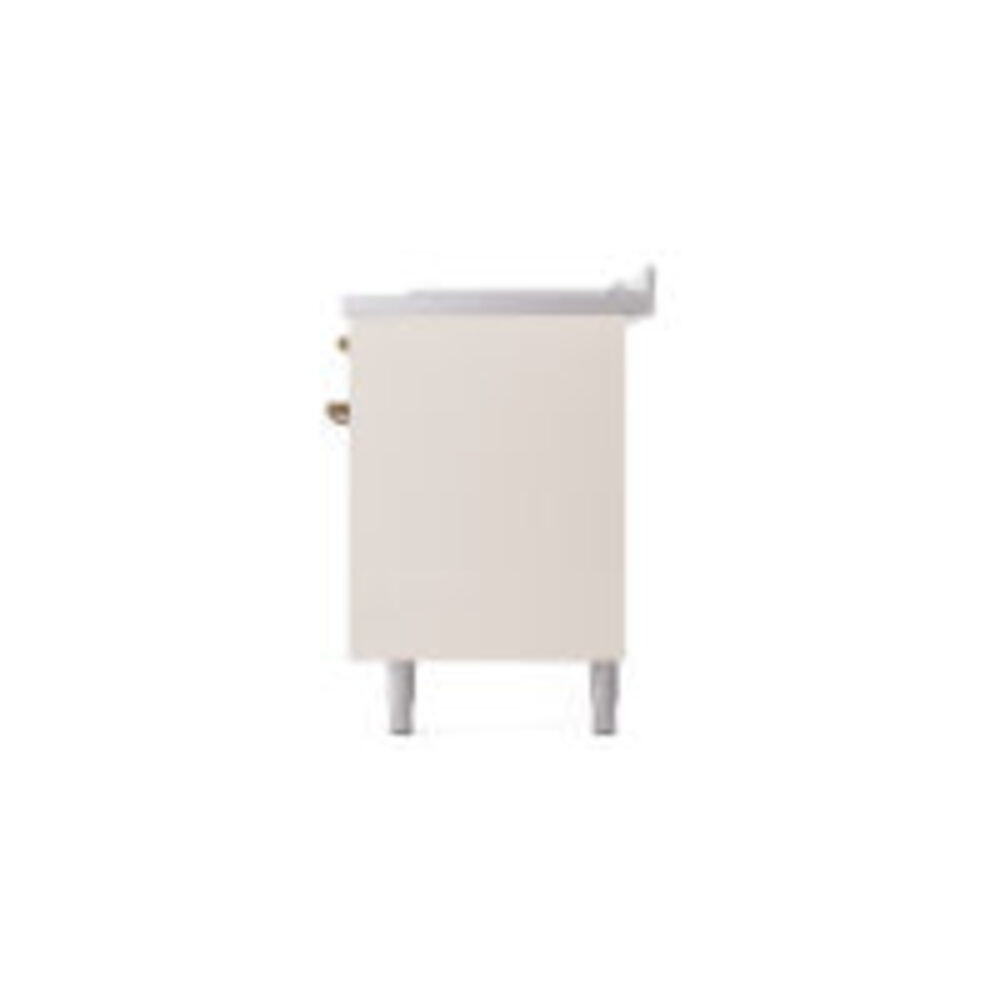 ILVE UP60FSNMPAWB Nostalgie II 60" Dual Fuel Range, right side view