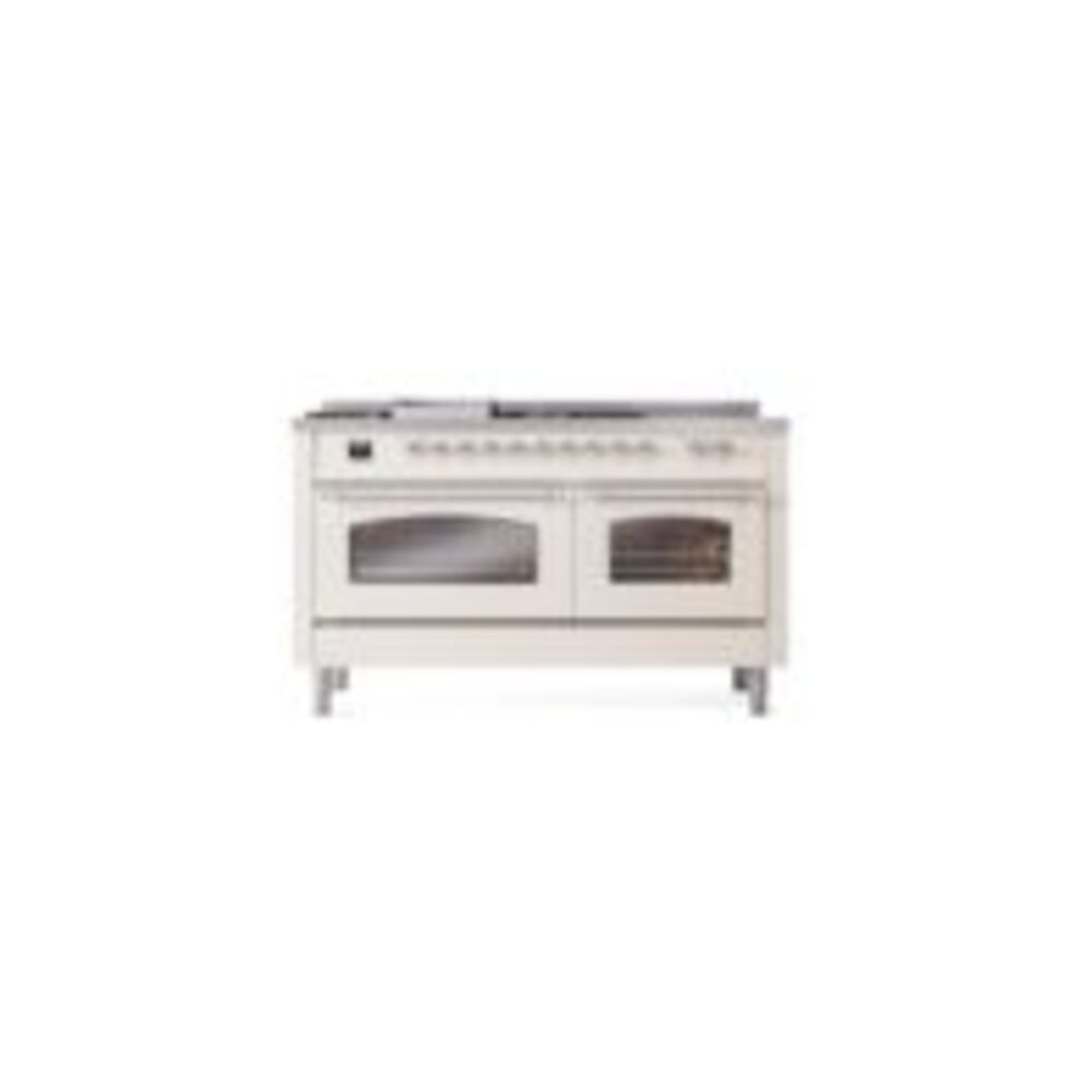 ILVE UP60FSNMPAWCLP Nostalgie II 60" Dual Fuel Range, front view
