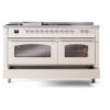 ILVE UP60FSNMPAWCLP Nostalgie II 60" Dual Fuel Range, drawer opened